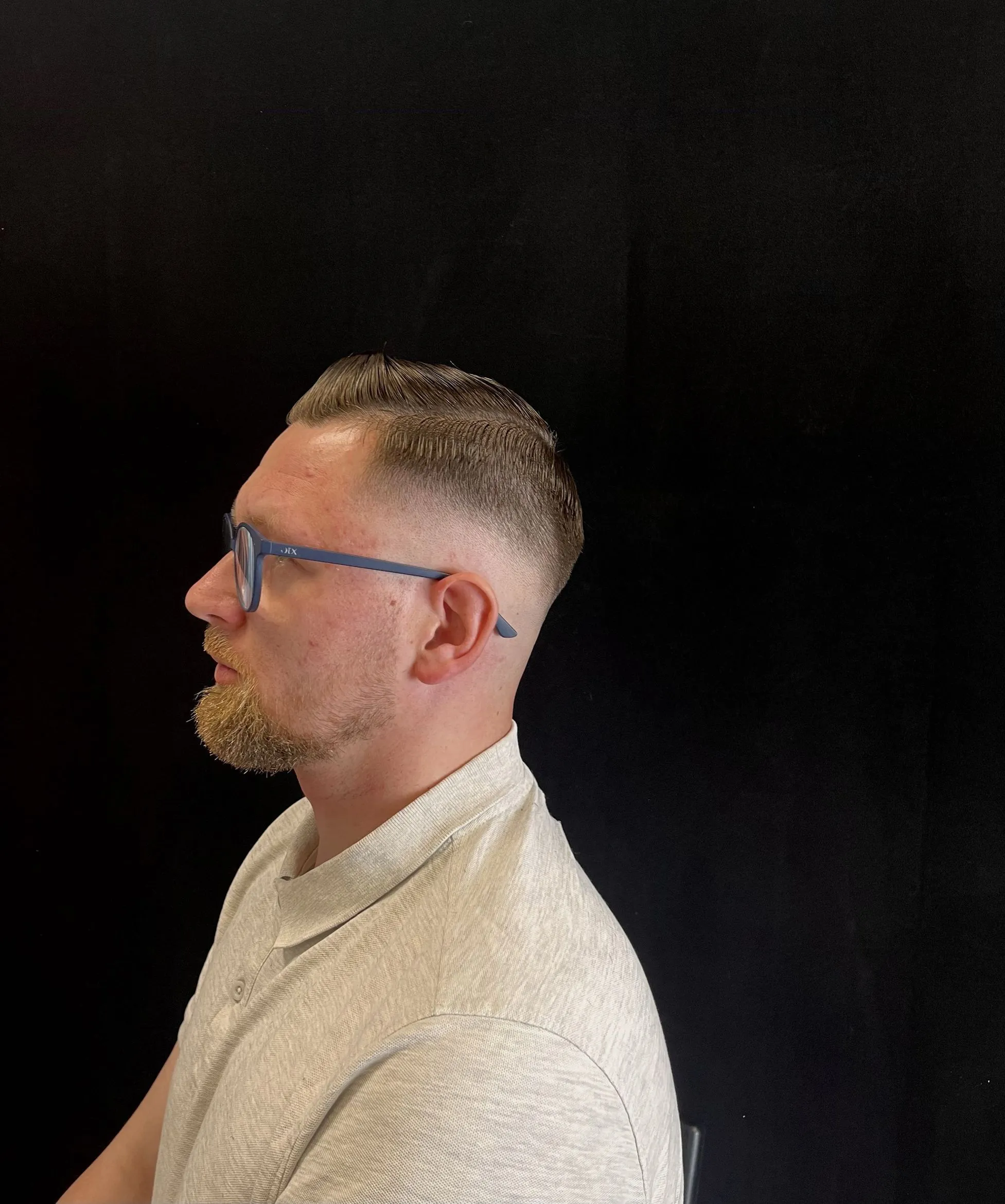 Slick Back Fade — realizacja Michała